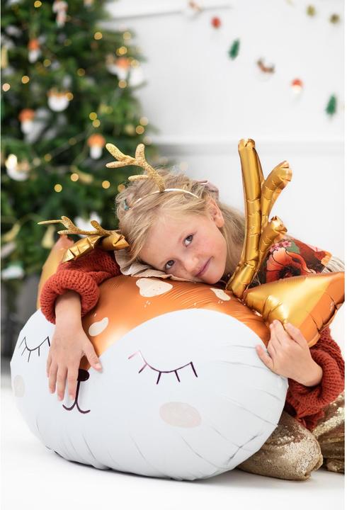 Produktbild Partydeco Ballon in Form eines Rehs (1x)