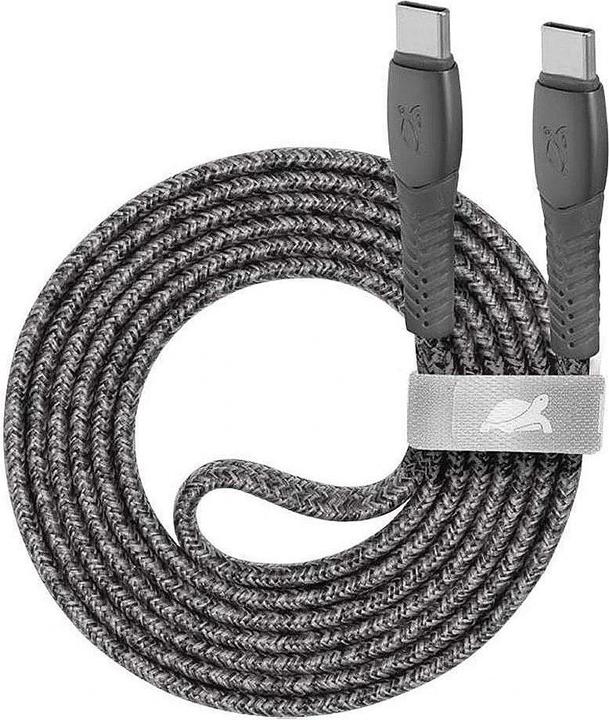 Rivacase Flaches Nylon-Ladekabel (1.20 m, USB 2.0, 60 W)