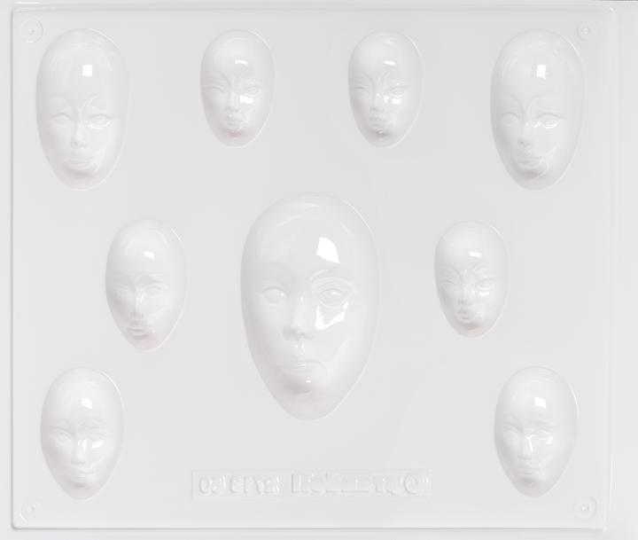 Knorr Prandell Casting Mould “Mini Masks” | 40-80 mm, white