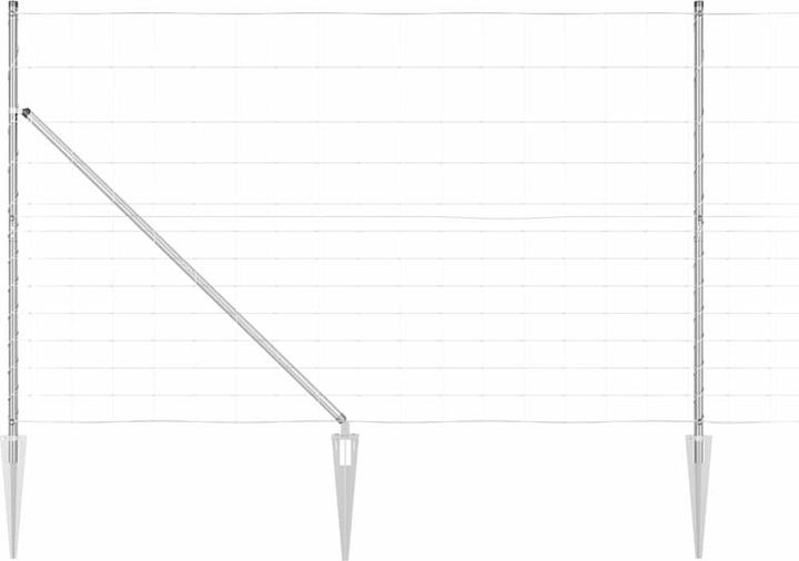 Produktbild vidaXL Outdoor-Zaunpfosten