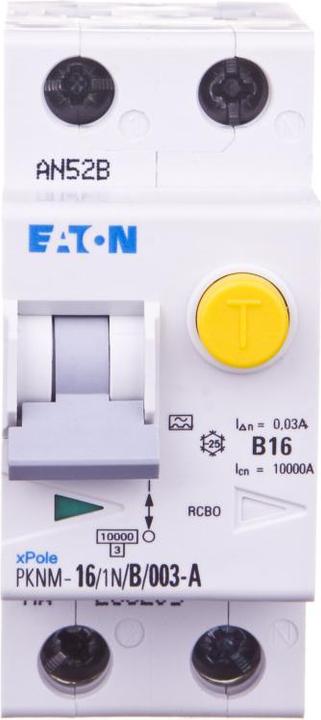 Image du produit Eaton MOE PKNM-16/1N/B/003-A-MW Commutateur combiné Fi/LS