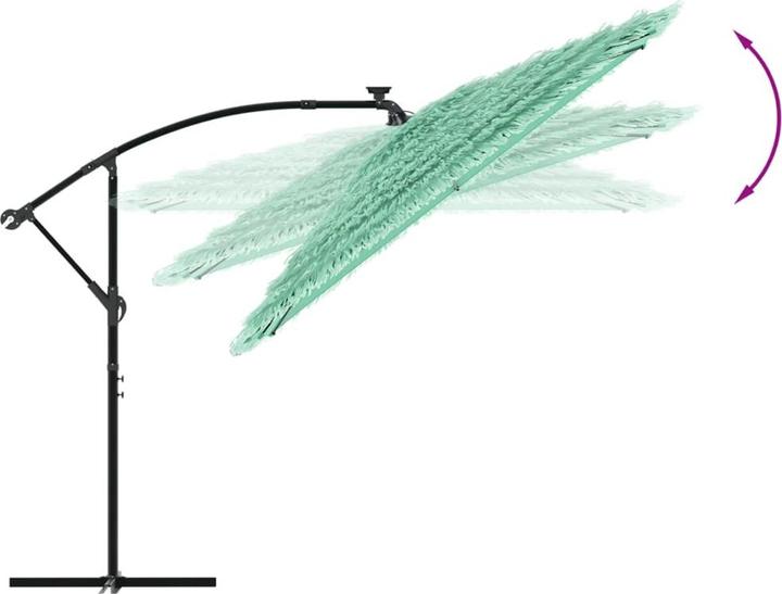 Produktbild vidaXL Sonnenschirm mit mast (2.90 m)