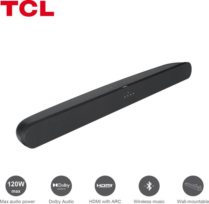 Actual product image TCL TS6100 - 2.0 channel home cinema soundbar (120 W, 2.0 Channel)