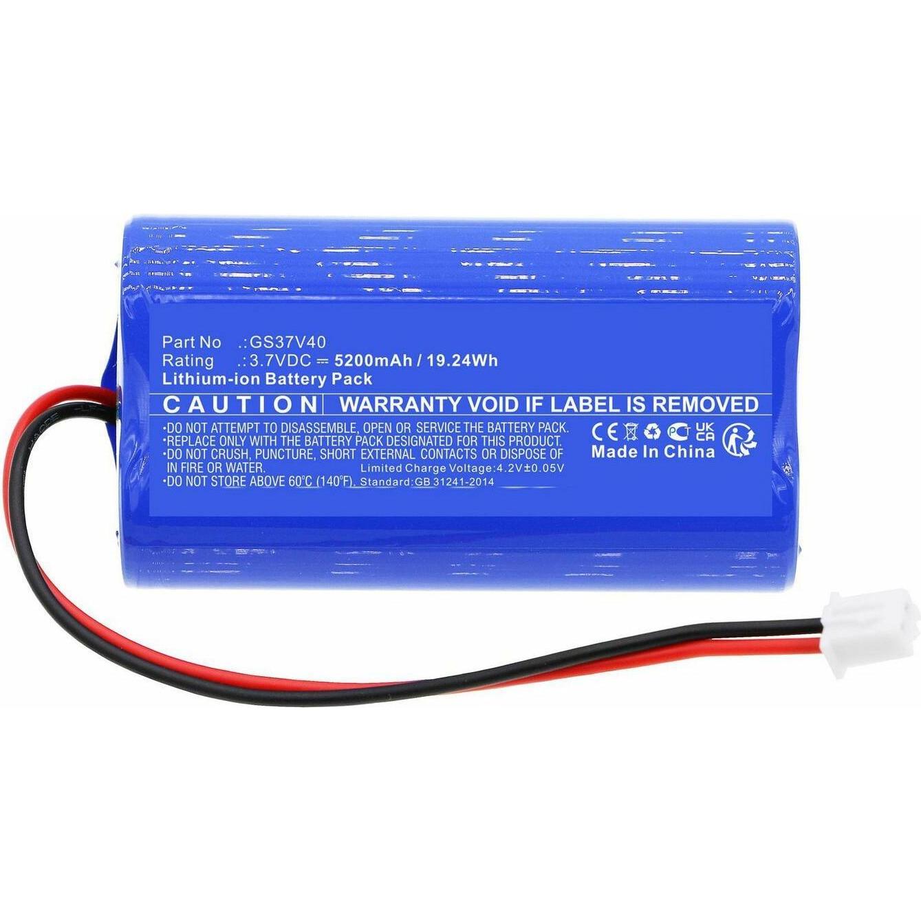 CoreParts Battery for Gama Sonic Solar (1 Stk., 5200 mAh), Batterien + Akkus