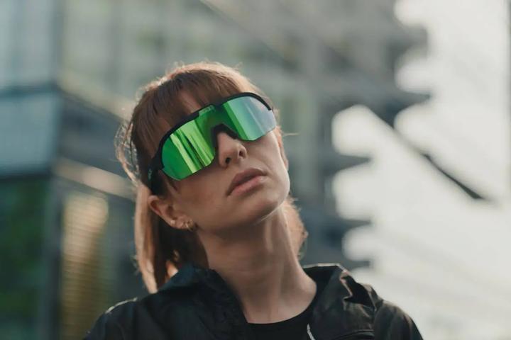 Actual product image React Optray (Neon Green, Green mirror coating)