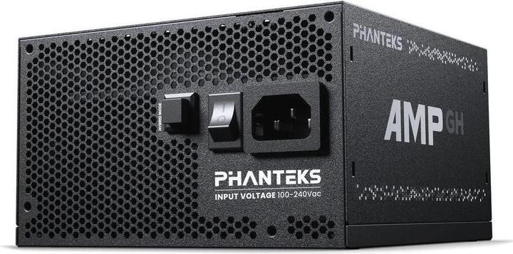 Immagine prodotto Phanteks AMP GH 1200W 80 PLUS Platinum Netzteil, PCIe 5.1, ATX 3.1 - 1.200 Watt, schwarz (1200 W)