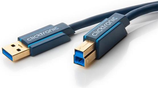 Produktbild clicktronic USB-A - USB-B SuperSpeed (1.80 m, USB 3.0)