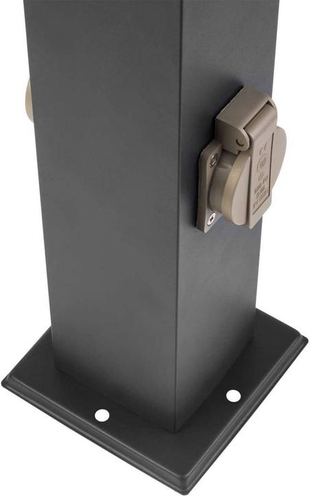 Actual product image Grafner Path light stand lamp 80 cm anthracite with 2 sockets (E27, IP44)
