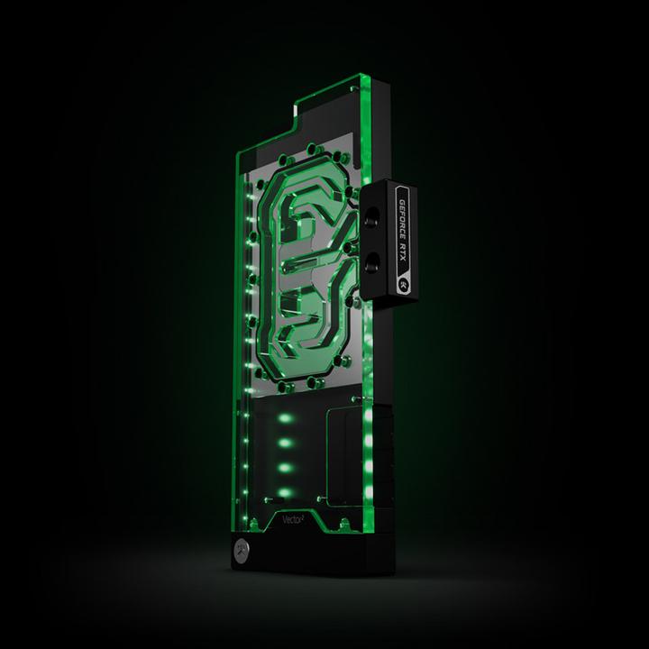 Actual product image EKWB EK-Quantum Vector² Strix RTX 3080/90 D-RGB - Nickel + Acrylic