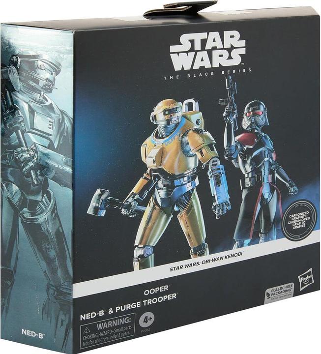 Actual product image Hasbro Star Wars: Obi-Wan Kenobi Black Series Action Figures 2-Pack NED-B & Purge Trooper Exclusive 15 cm