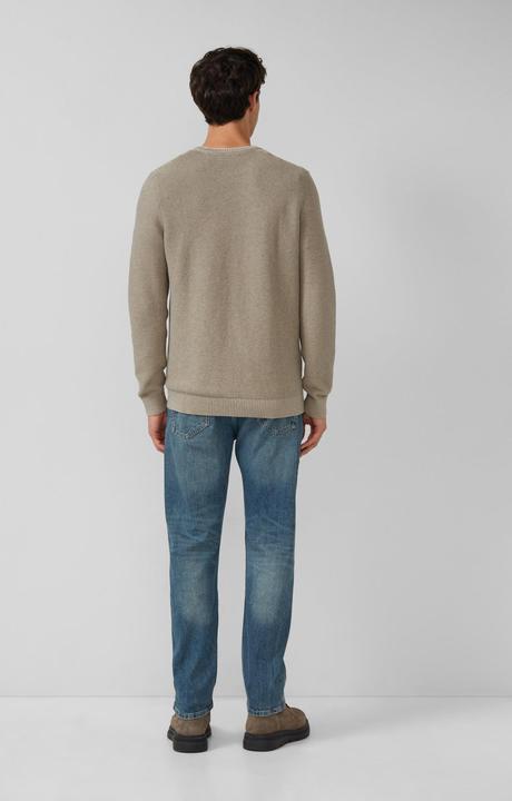 Produktbild s.Oliver Strickpullover Strickpullover aus Baumwolle mit Struktur (XL)