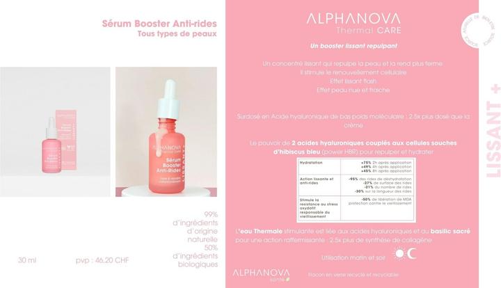 Immagine prodotto Alphanova Thermal Care Booster Serum Anti-Falten glättend Bio (30 ml)
