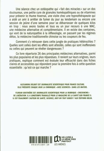 Médecines alternatives et complémentaires : qu'est-ce qui marche? (Français, Delbot Alexandra, Gouthière Florian, 2024)