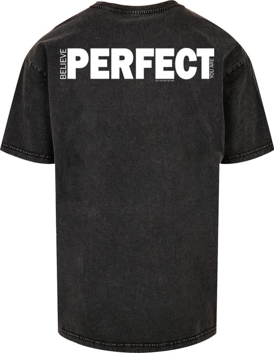 Produktbild Merchcode Believe Front Acid Washed Heavy Oversized Tee - 112543 (S)