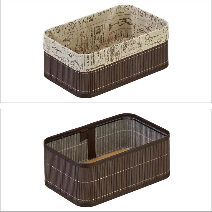 Actual product image Relaxdays storage basket (30 cm, 3x)