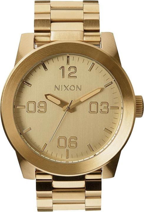 Actual product image Nixon Corporal SS All Gold (Analogue wristwatch, 48 mm)