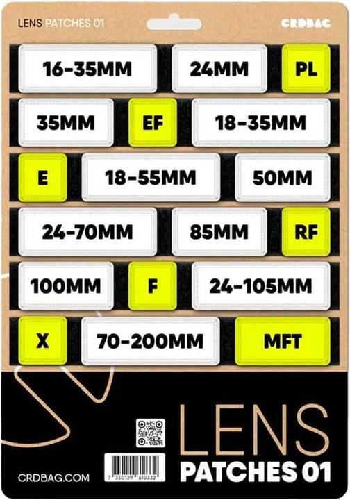 CRDBAG Linsen Aufnäher 01