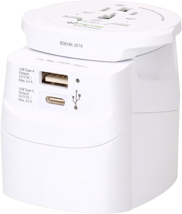 Immagine prodotto Q2 Power Adattatore da viaggio Q2Power "QDAPTER"