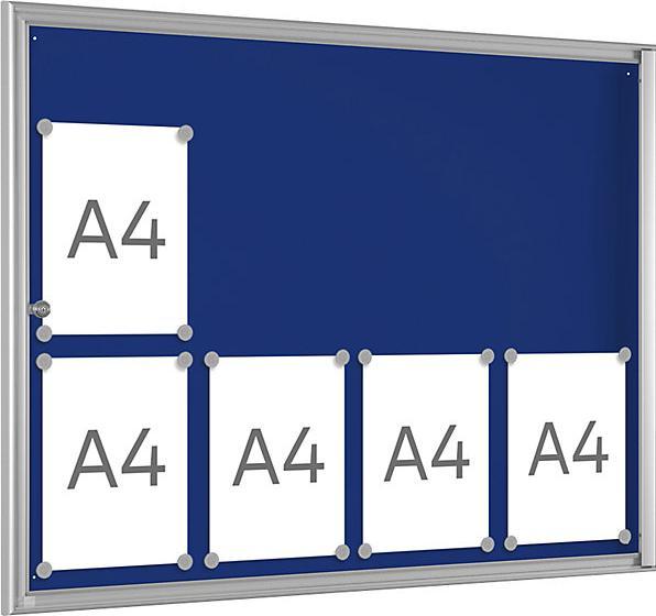 Image du produit Schaar-Design Vitrine simple BASIC (Tableau noir, 76 x 98,5 cm)