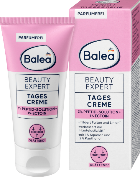 Image du produit dm Balea Crème de jour Beauty Expert avec 3% de solution peptidique & 1% d'ectoïne (50 ml, Crème de jour)
