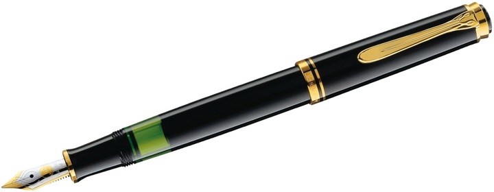 Produktbild Pelikan Füllhalter M400 Schwarz M Etui (Gold, Schwarz, 1 x)
