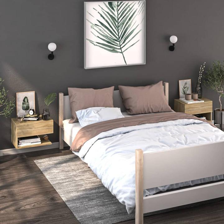 Immagine prodotto vidaXL Wand-Nachttisch (29.50 x 29.50 x 30 cm)