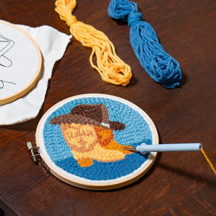 Produktbild Kikkerland Punch Needle Western