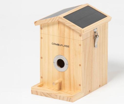 Actual product image Camouflage bird house EZ Nesteye, Basic colour: Brown, Species: Bird