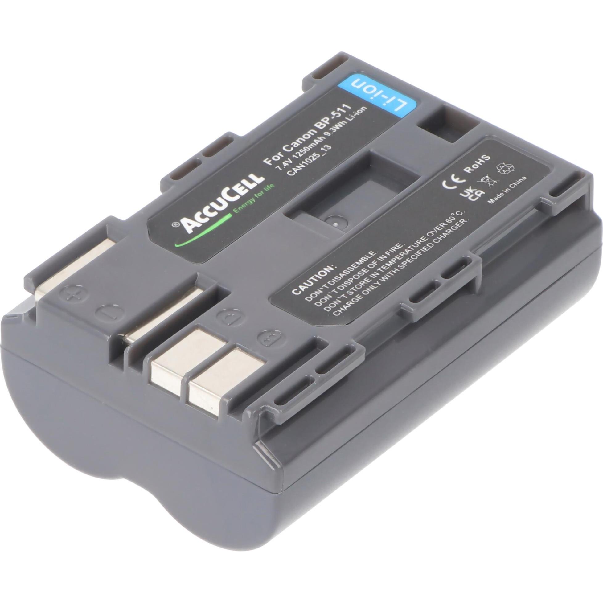 AccuCell Akku Canon FV20 Digital-Kamera (Akku), Kamera Stromversorgung