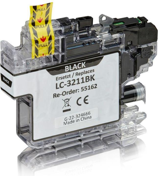 Produktbild Inkadoo Druckerpatronen kompatibel zu Brother LC-3211BK Tintenpatrone, schwarz Schwarz (BK)
