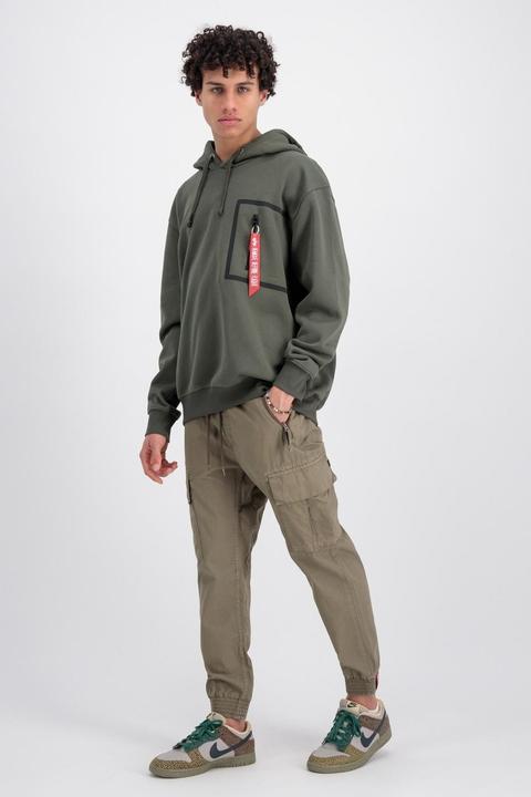 Produktbild Alpha Industries Felpa con Cappuccio e Tasche a Toppa (L)