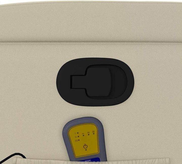 Immagine prodotto vidaXL Sedia da massaggio in similpelle crema, colore: crema, materiale