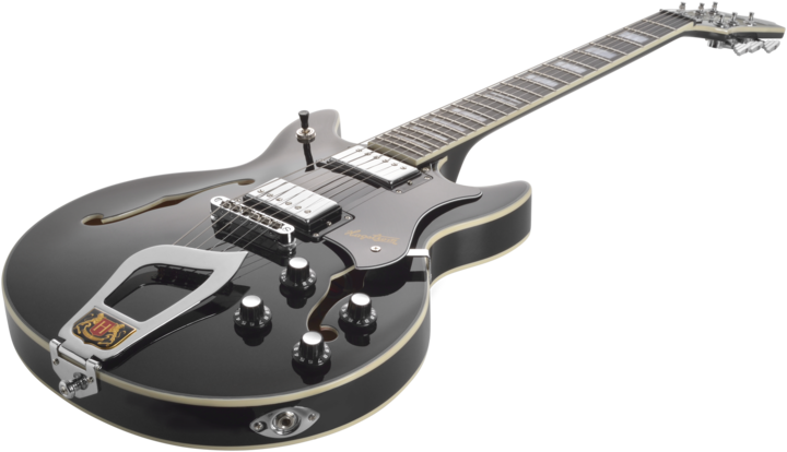 Actual product image Hagstrom Electric Guitar, Alvar, Black (Electric guitar)