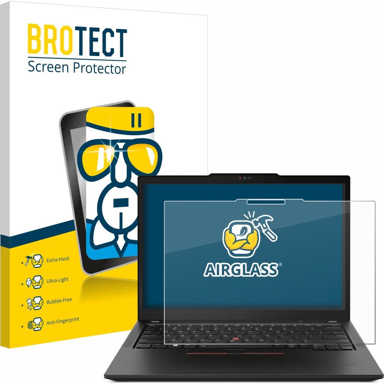 BROTECT AirGlass Panzerglasfolie (13"), Notebook Schutzfolie