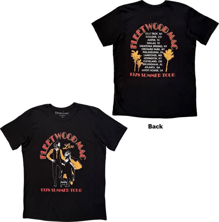 Produktbild Fleetwood Mac Summer Tour Back Print (S)