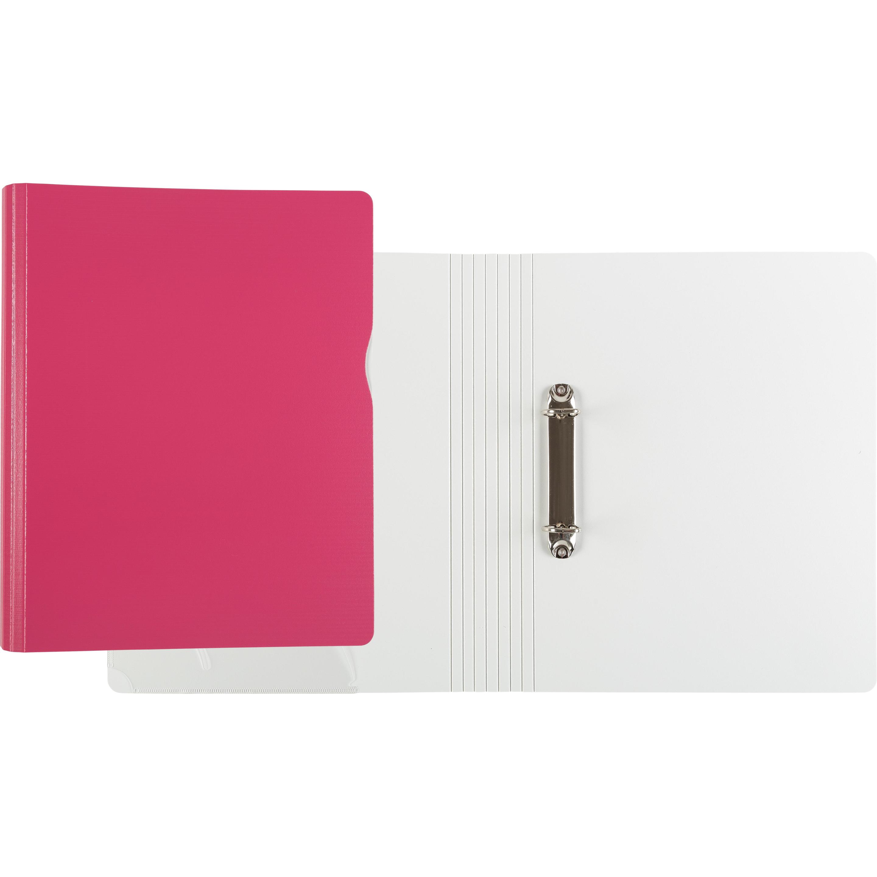 Idena Ringbuch A4 himbeerrot 40mm 2 Ringe (A4, 40 mm, 1 Stk.) (22657871)