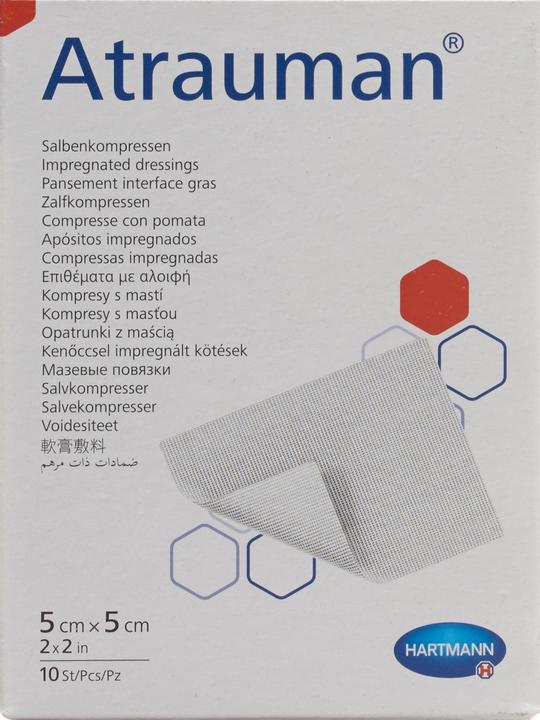 Actual product image IVF Hartmann Salbenkompressen 5x5cm steril