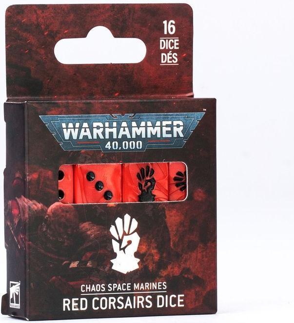 Immagine prodotto Games Workshop Warhammer 40k - SMC Red Corsairs Dice Set