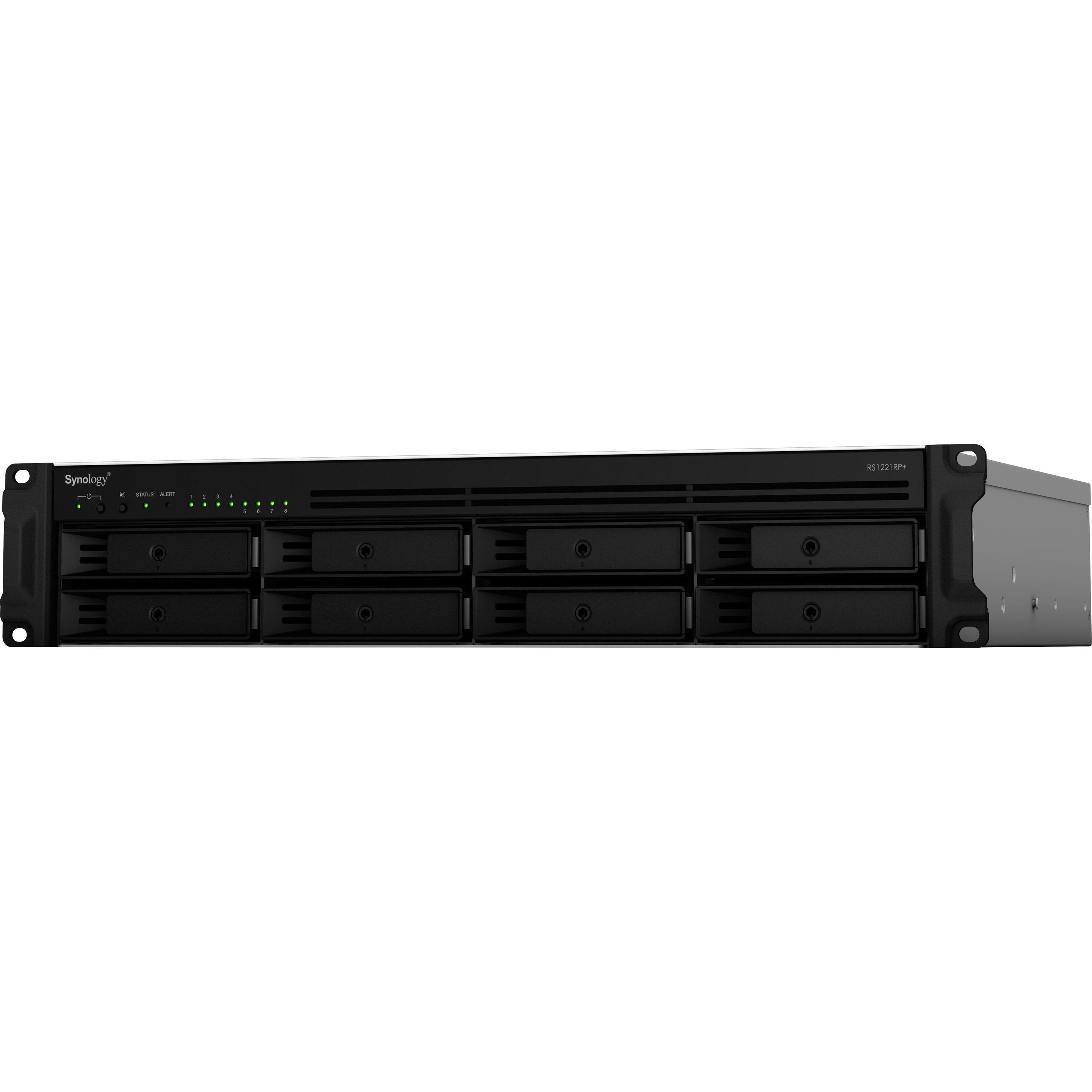 Synology RS1221RP+ (0 TB), NAS, Schwarz