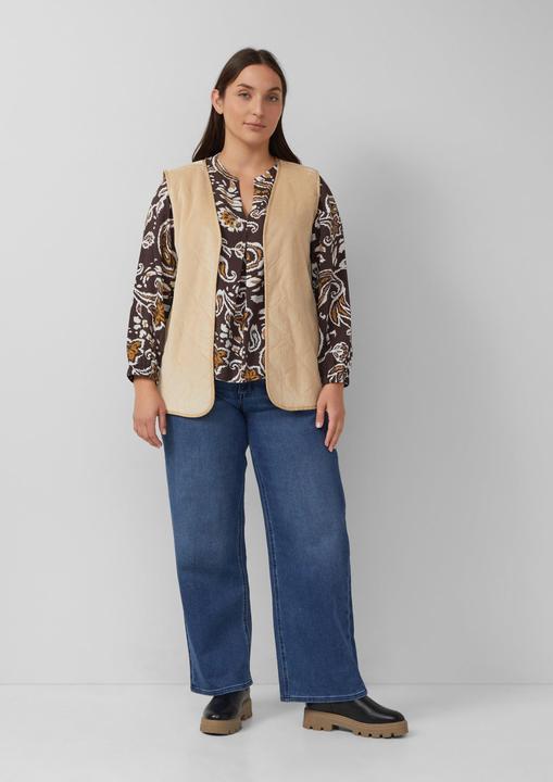Immagine prodotto s.Oliver Bluse Strukturierte Viskosemix-Bluse mit All-over-Print (54)