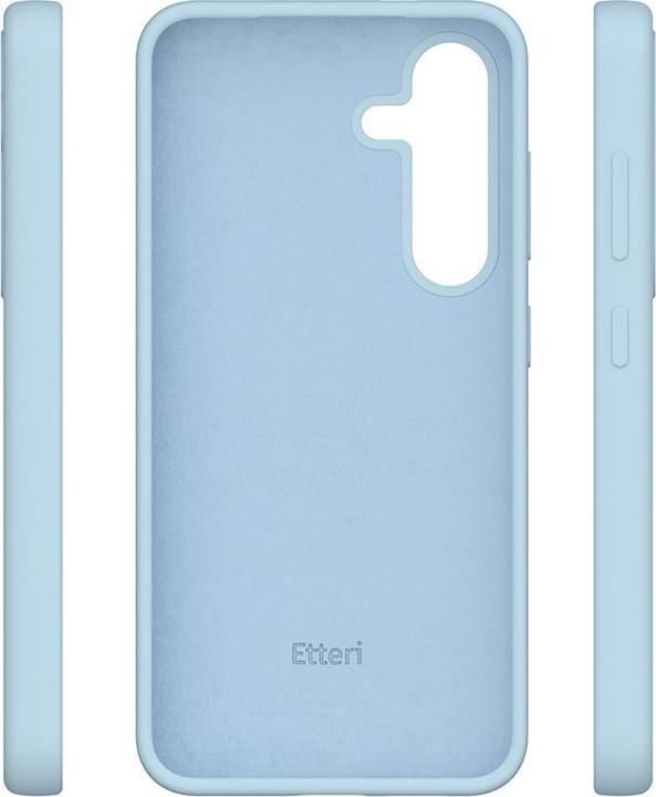 Actual product image Etteri Silicone case for Samsung Galaxy S24 Plus light blue (Samsung Galaxy S24+)