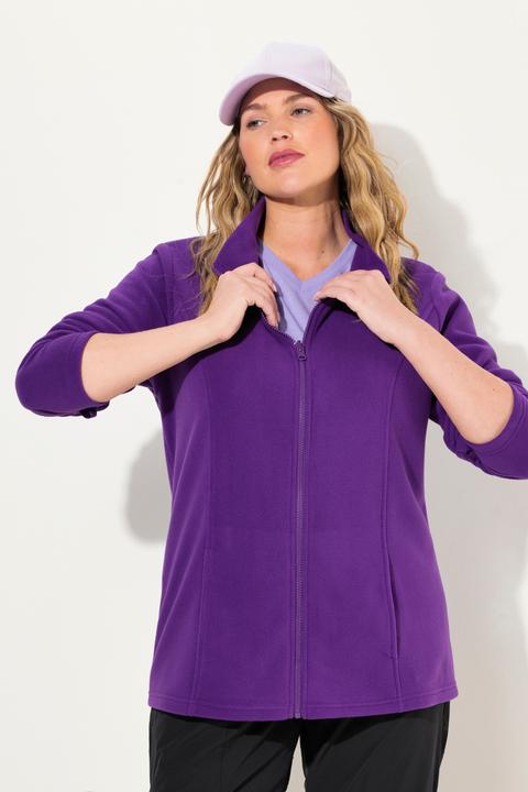 Actual product image Ulla Popken Modular Fleece Zip Front Jacket (50, 52)