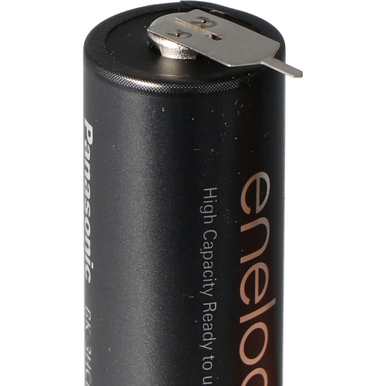Thumbnail - AccuCell Akku Eneloop Pro AA Mignon mit Print Kontakt + 1er, - 2er Print (1 Stk., 2500 mAh, Akku), Akku Ladegerät