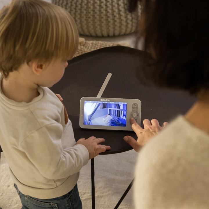 Actual product image Beaba BÃ © Aba Zen Night Light Babyfoon With Camera And App - Baby Monitor - Baby Camera With Night Light (Video & Audio, 300 m)