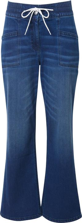 Produktbild Ulla Popken Jeans Mary, weites, ausgestelltes Bein, Elastikbund (52)