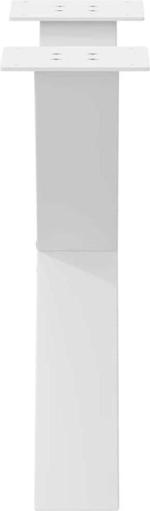 Image du produit vidaXL Pieds de table basse en X 2 pcs. Blanc 50x(42-43) cm Pied de table en acier