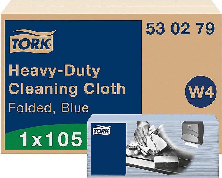 Produktbild Tork Allzweck-Reinigungstcher, 415 x 355 mm, blau (105 Stk.)