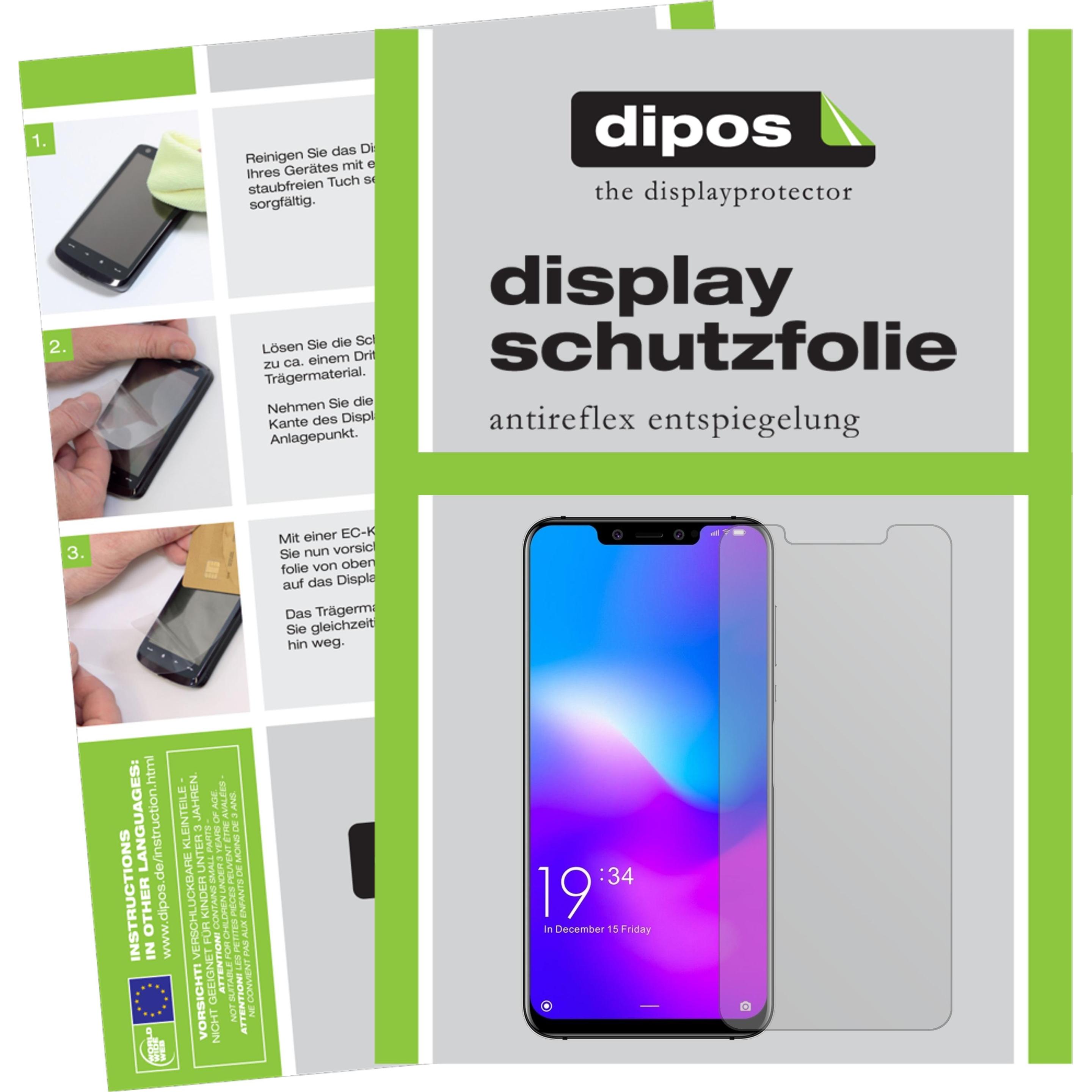 Dipos Displayschutzfolie Antireflex (5 Stück, Elephone A5), Smartphone Schutzfolie, Transparent