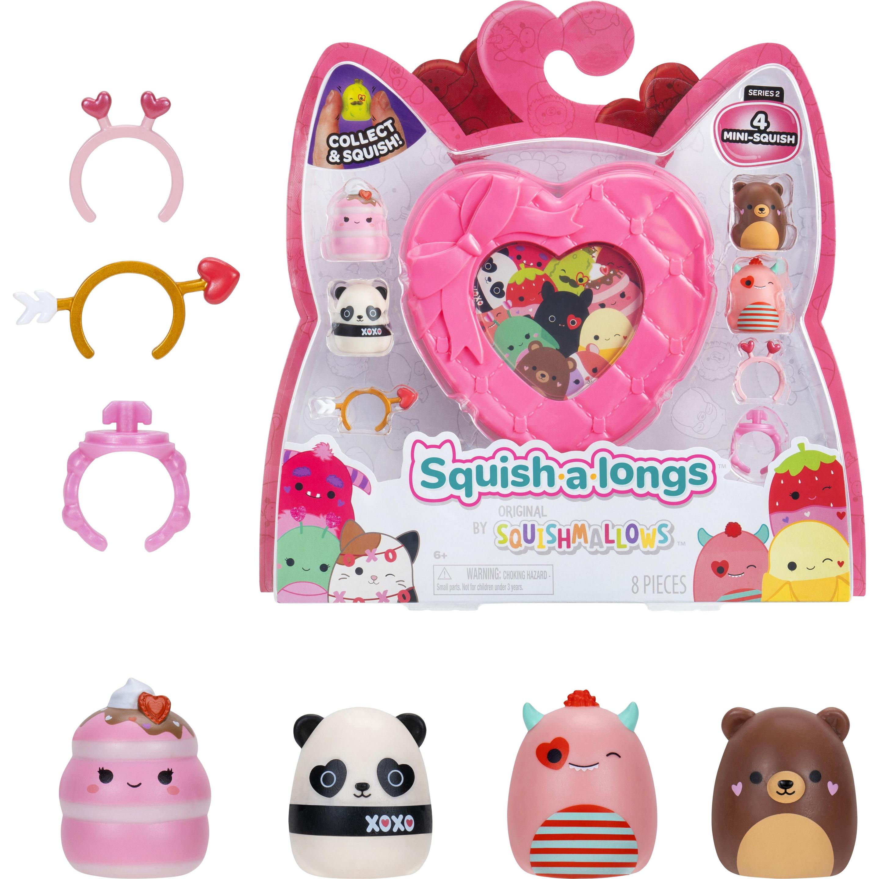 Jazwares Squish-a-longs Love 4 Pack - Style 3