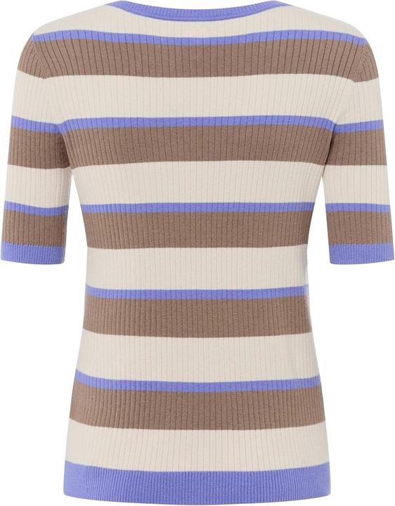 Actual product image BRAX Lynn Short Merino Viscose Rib Pullover (34)